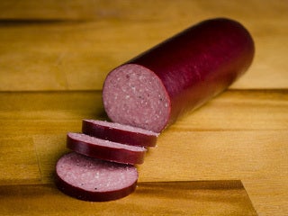 Spicy summer sausage top
